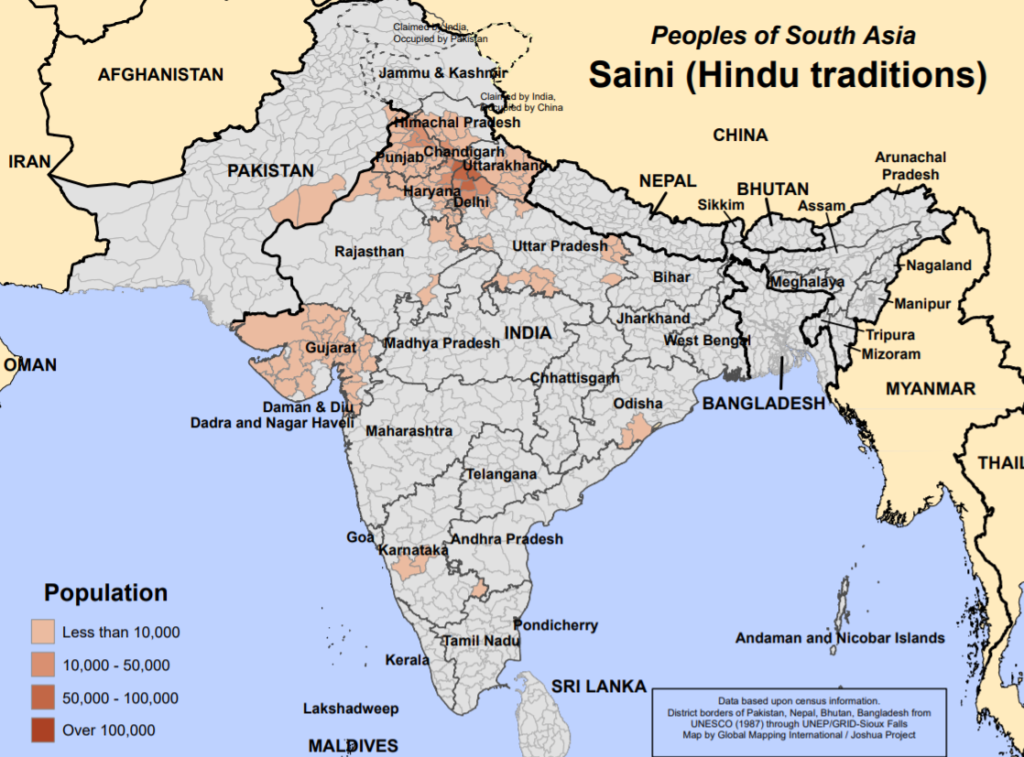 Saini population